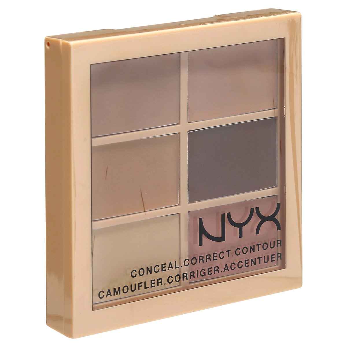 slide 4 of 5, NYX Professional Makeup Color Correct Palette Conceal, Correct, Contour Light, 1 ct