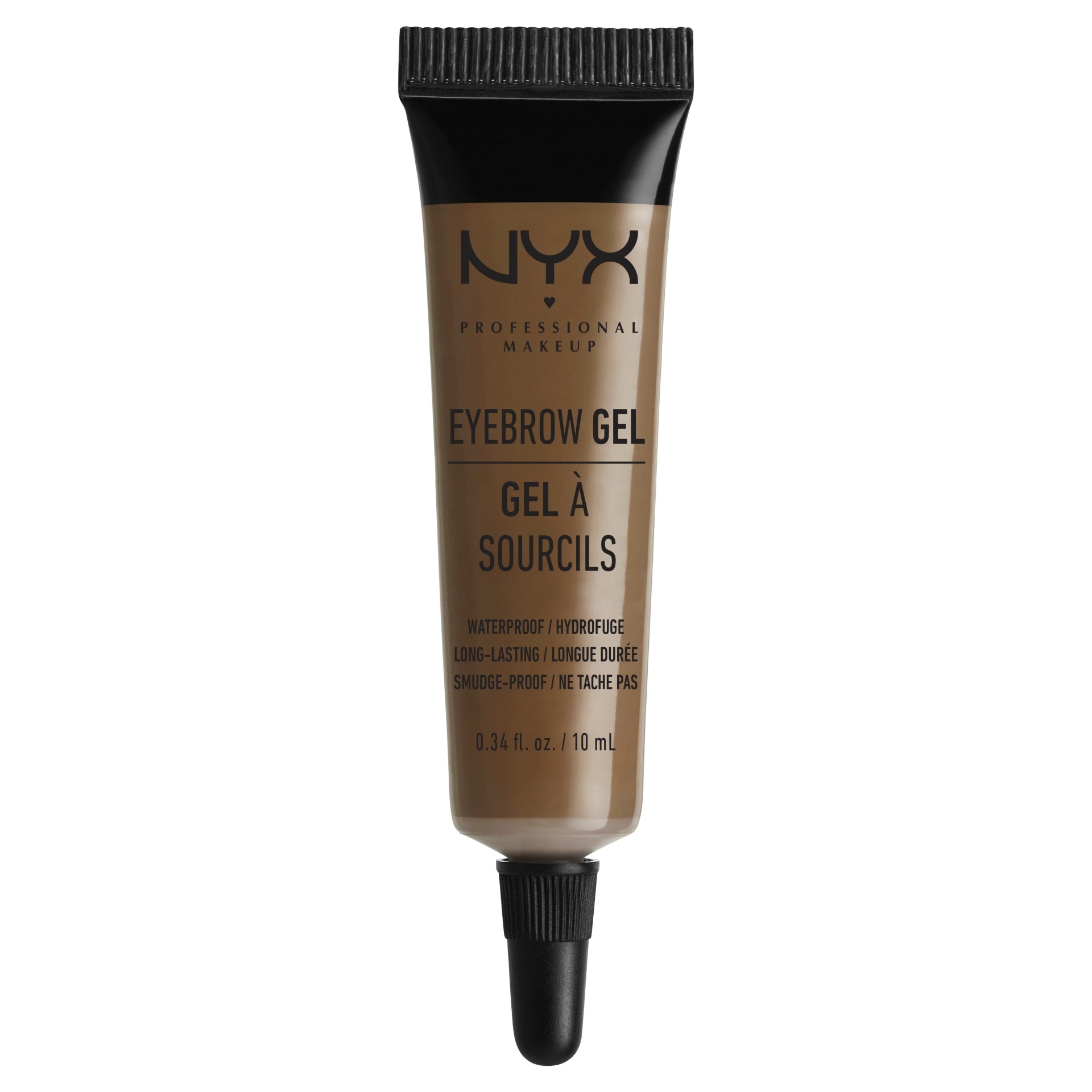 slide 1 of 2, NYX Professional Makeup Eyebrow Gel Brunette, 0.34 fl oz