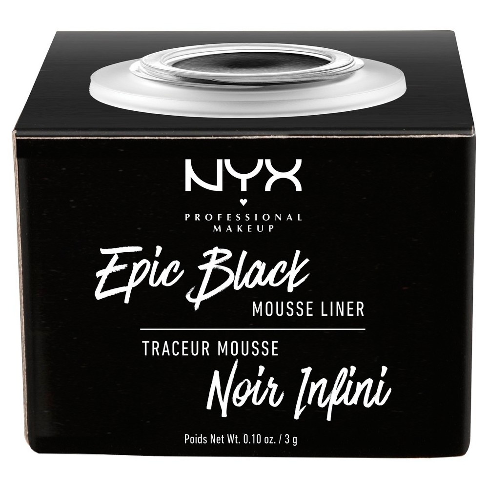 slide 3 of 3, NYX Professional Makeup Epic Black Mousse Liner, 0.1 oz