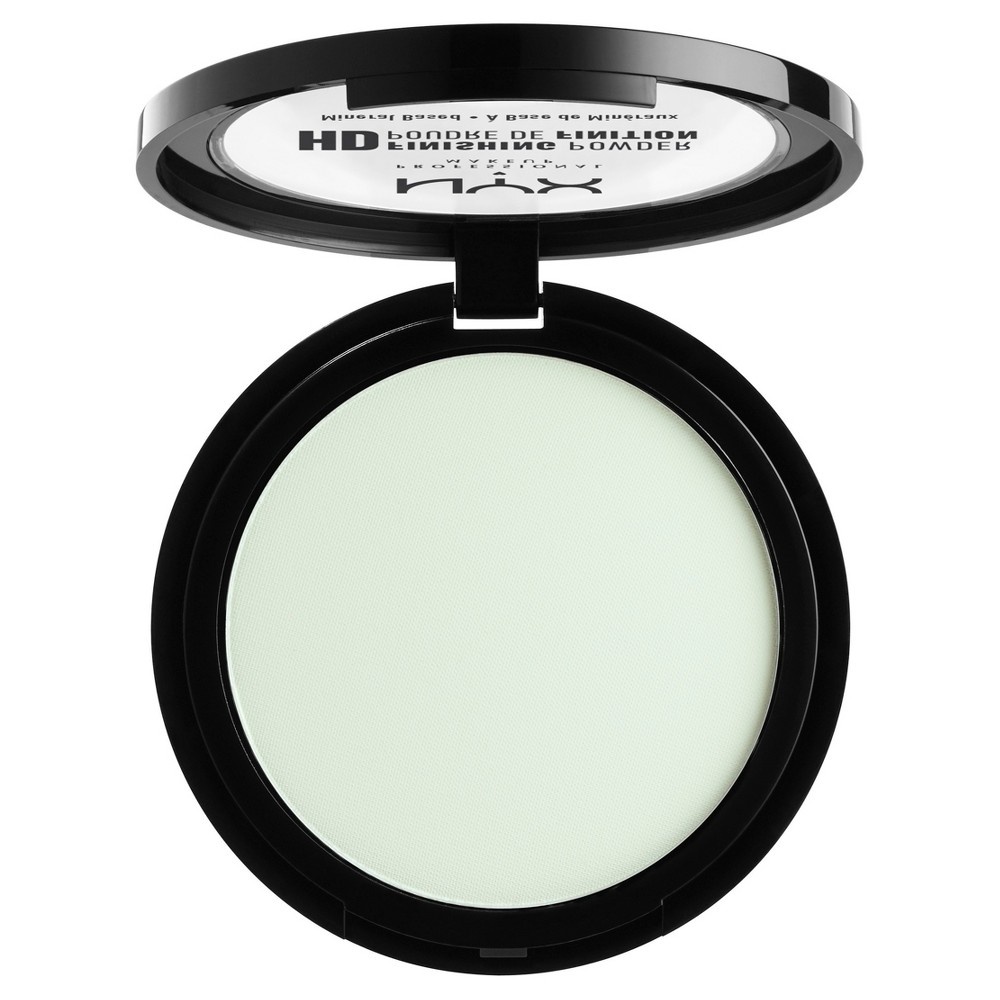 slide 2 of 3, NYX Professional Makeup HD Finishing Powder Mint Green, 0.28 oz