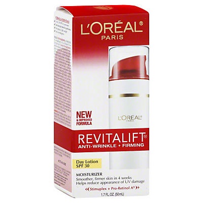 slide 1 of 1, L'Oréal Paris Revitalift Anti Wrinkle Firming SPF 30 Lotion, 1.7 oz
