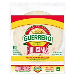 Guerrero Taco Size Soft Riquisimas Flour Tortillas - 24ct/35oz