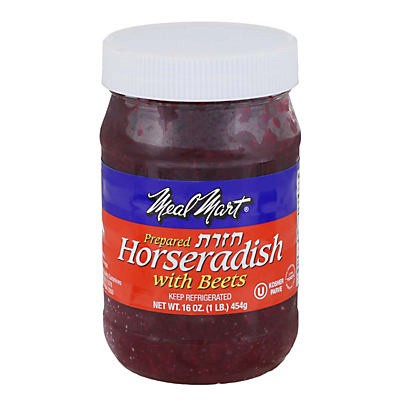 slide 1 of 1, Meal Mart Red Horseradish With Beets, 16 oz