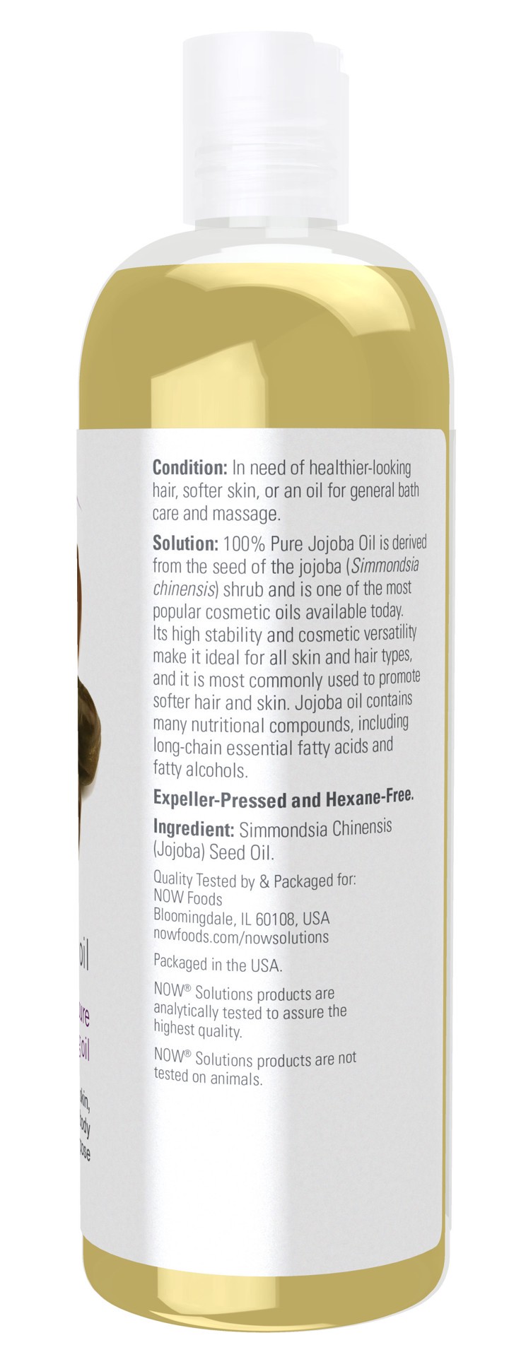 slide 5 of 5, NOW Solutions Jojoba Oil - 16 fl. oz., 16 fl oz