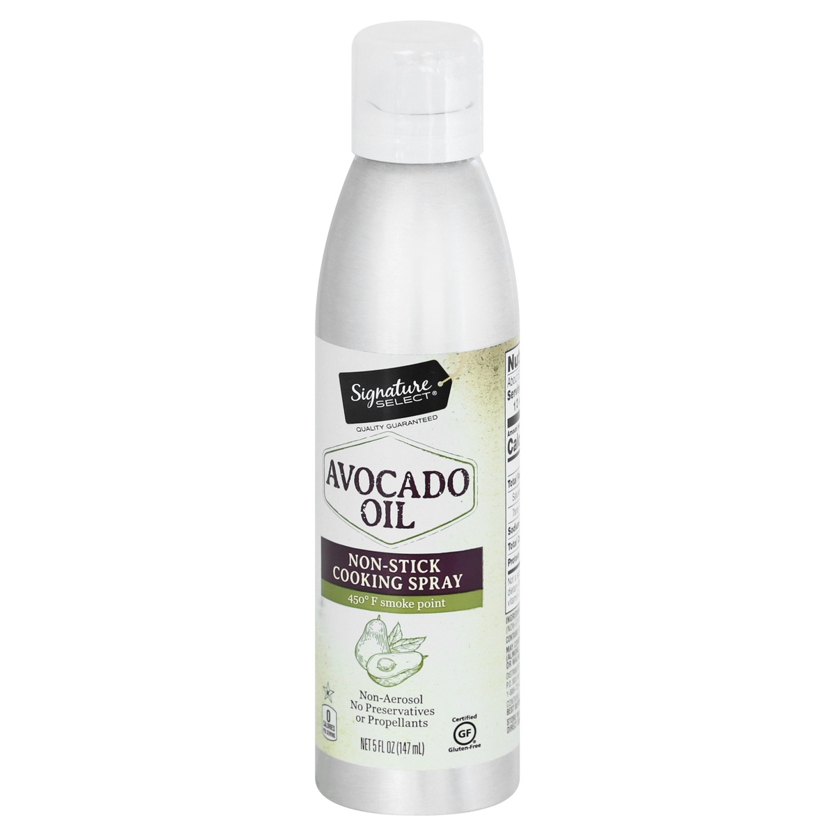 slide 3 of 9, Signature Select Avocado Oil Non-Stick Cooking Spray 5 oz, 5 fl oz