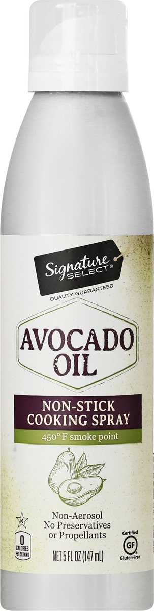 slide 6 of 9, Signature Select Avocado Oil Non-Stick Cooking Spray 5 oz, 5 fl oz