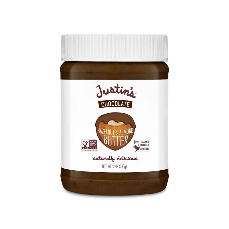 slide 1 of 6, Justin's Chocolate Hazelnut Butter Blend - 12oz, 12 oz