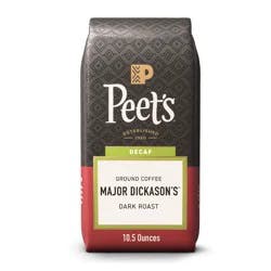 Peet's Coffee Peet's Decaf Major Dickason's Blend Dark Roast Ground Coffee 10.5oz