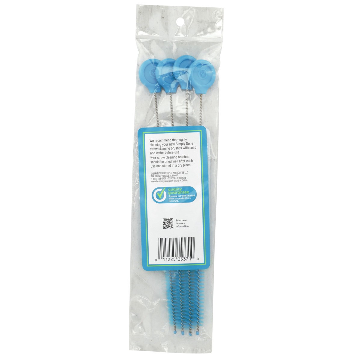 slide 8 of 8, Simply Done Hydration Bottle Straw Brushes, 4 ct