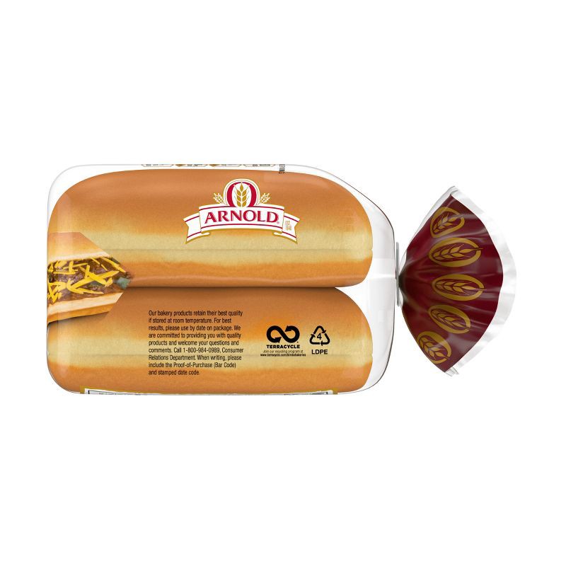slide 10 of 10, Arnold Potato Hot Dog Buns - 16oz / 8ct, 8 ct; 16 oz