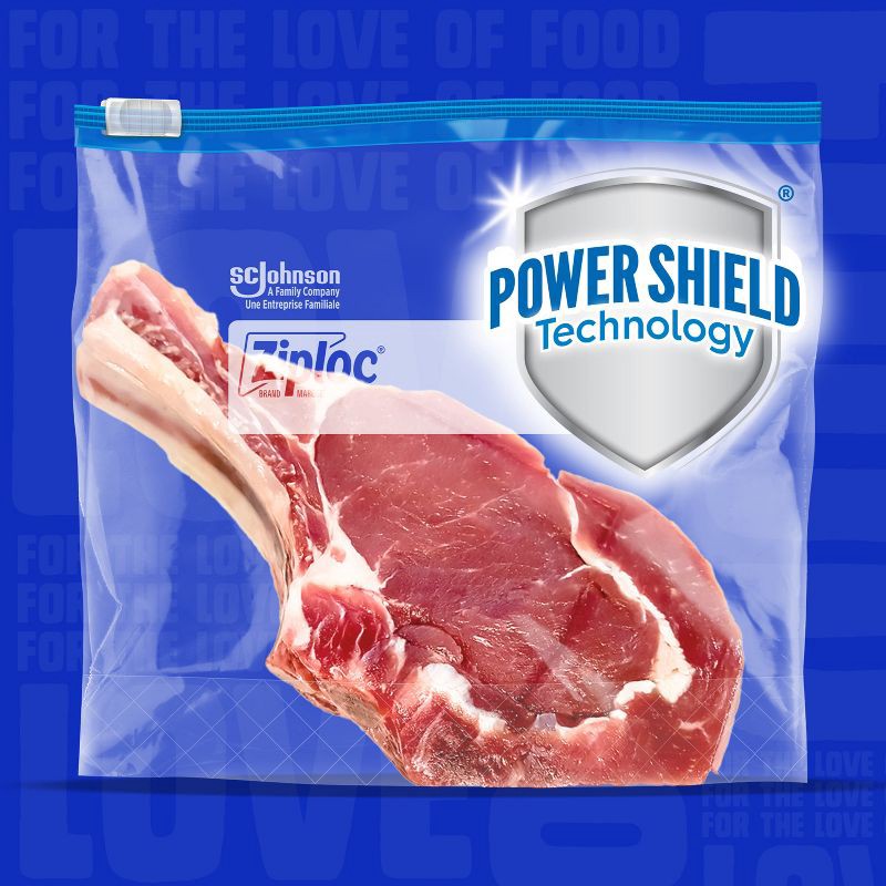 slide 5 of 12, Ziploc Slider Gallon Freezer Bags with Power Shield Technology - 28ct, 28 ct