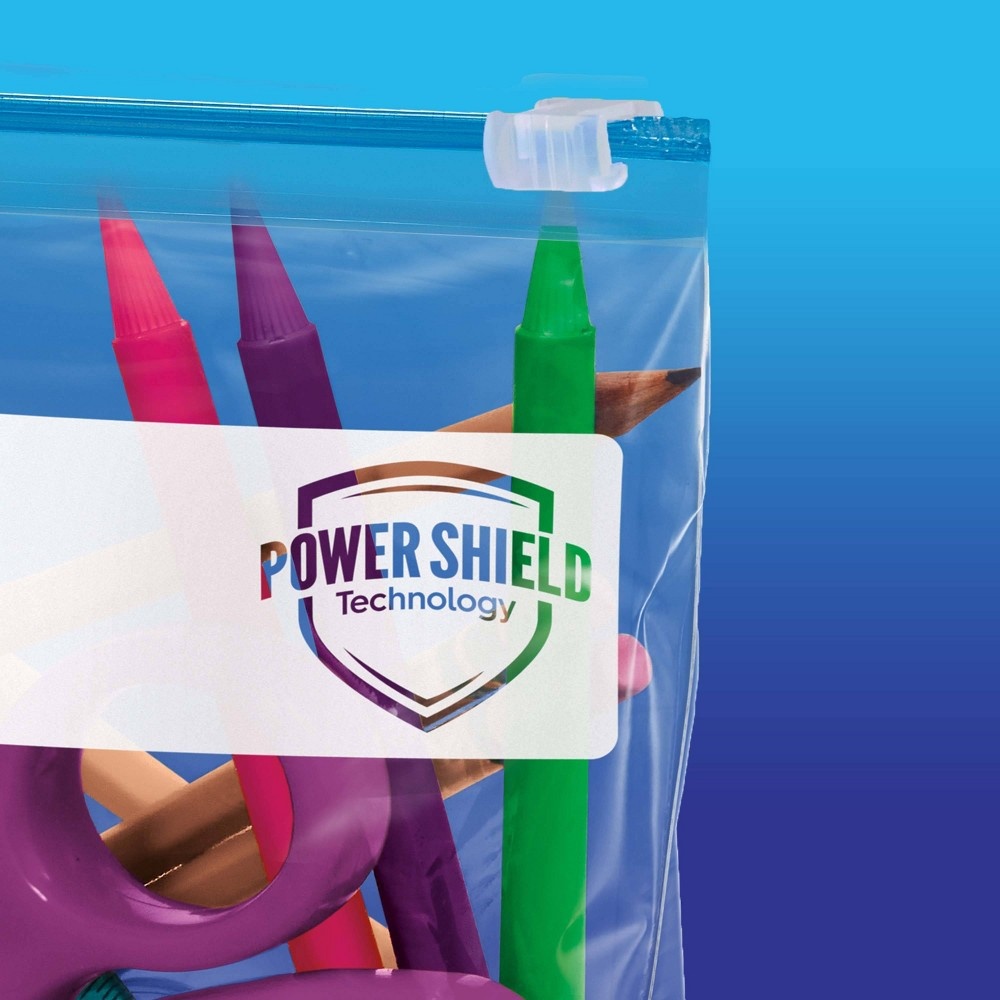 slide 3 of 10, Ziploc Slider Freezer Quart Bags with Power Shield Technology - 34ct, 34 ct