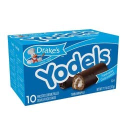 Drake Yodels Frosted Creme Filled Devil's Food Cakes - 11oz/10ct