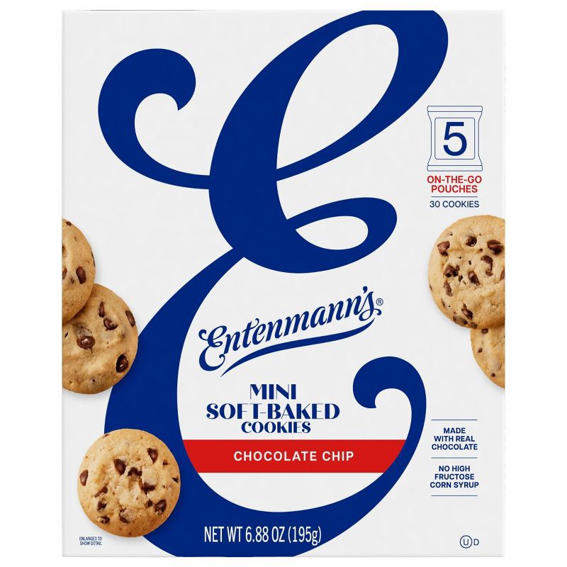 slide 8 of 9, Entenmann's Chocolate Chip Cookie Little Bites - 6.88oz, 6.88 oz