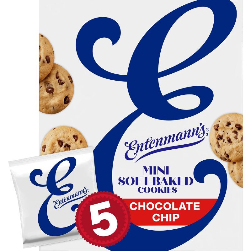 slide 1 of 9, Entenmann's Chocolate Chip Cookie Little Bites - 6.88oz, 6.88 oz