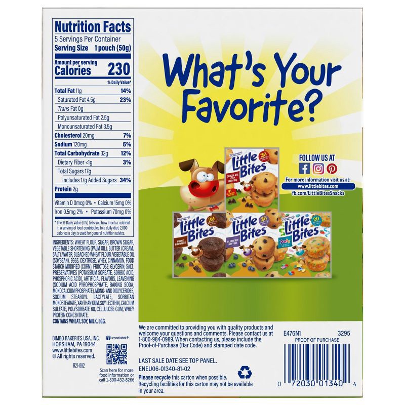 slide 5 of 10, Entenmann's Little Bites Crumb Cake Muffins - 8.75oz/5ct, 8.75 oz, 5 ct