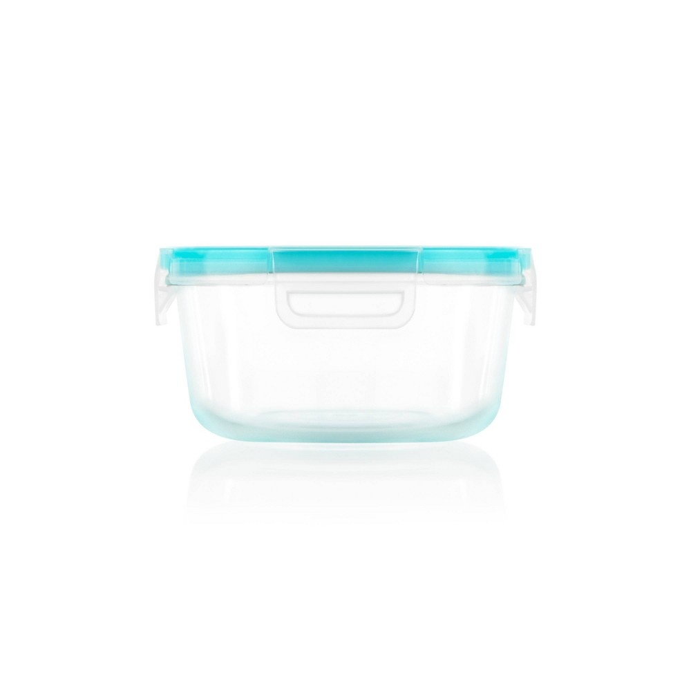 slide 3 of 4, Snapware Glass Medium Round Container - 4 Cup, 1 ct