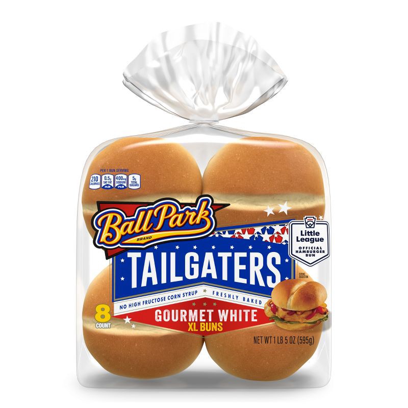 slide 12 of 14, Ball Park Tailgater Gourmet Buns - 8ct/21oz, 8 ct; 21 oz