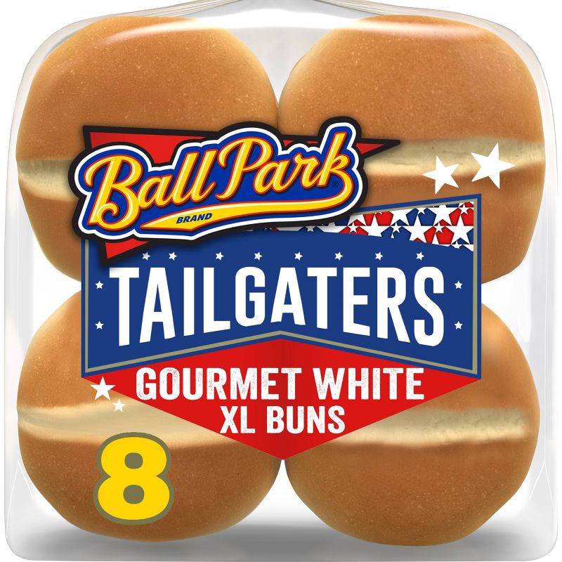 slide 1 of 14, Ball Park Tailgater Gourmet Buns - 8ct/21oz, 8 ct; 21 oz