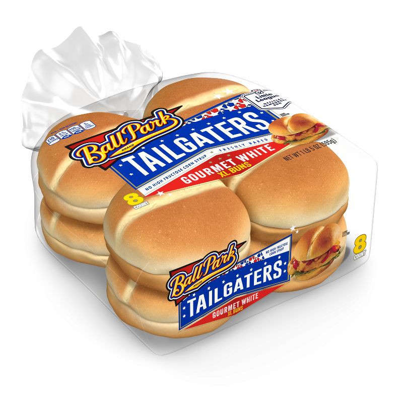 slide 10 of 14, Ball Park Tailgater Gourmet Buns - 8ct/21oz, 8 ct; 21 oz