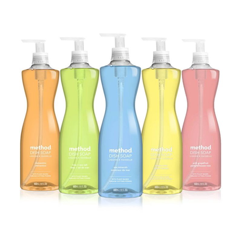 slide 4 of 7, Method Lime & Sea Salt Dish Soap - 18 fl oz, 18 fl oz