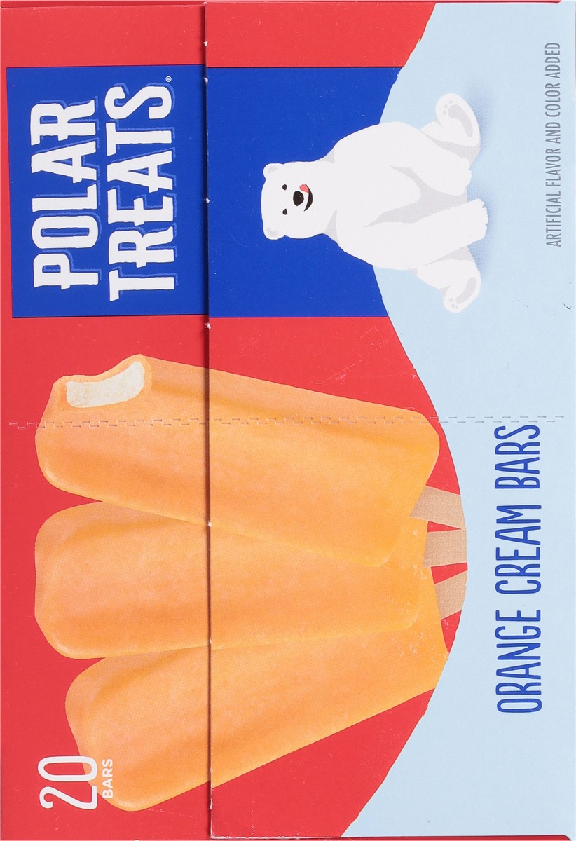 slide 7 of 9, Polar Treats Orange Cream Ice Cream Bars 20 - 2.25 fl oz ea, 20 ct