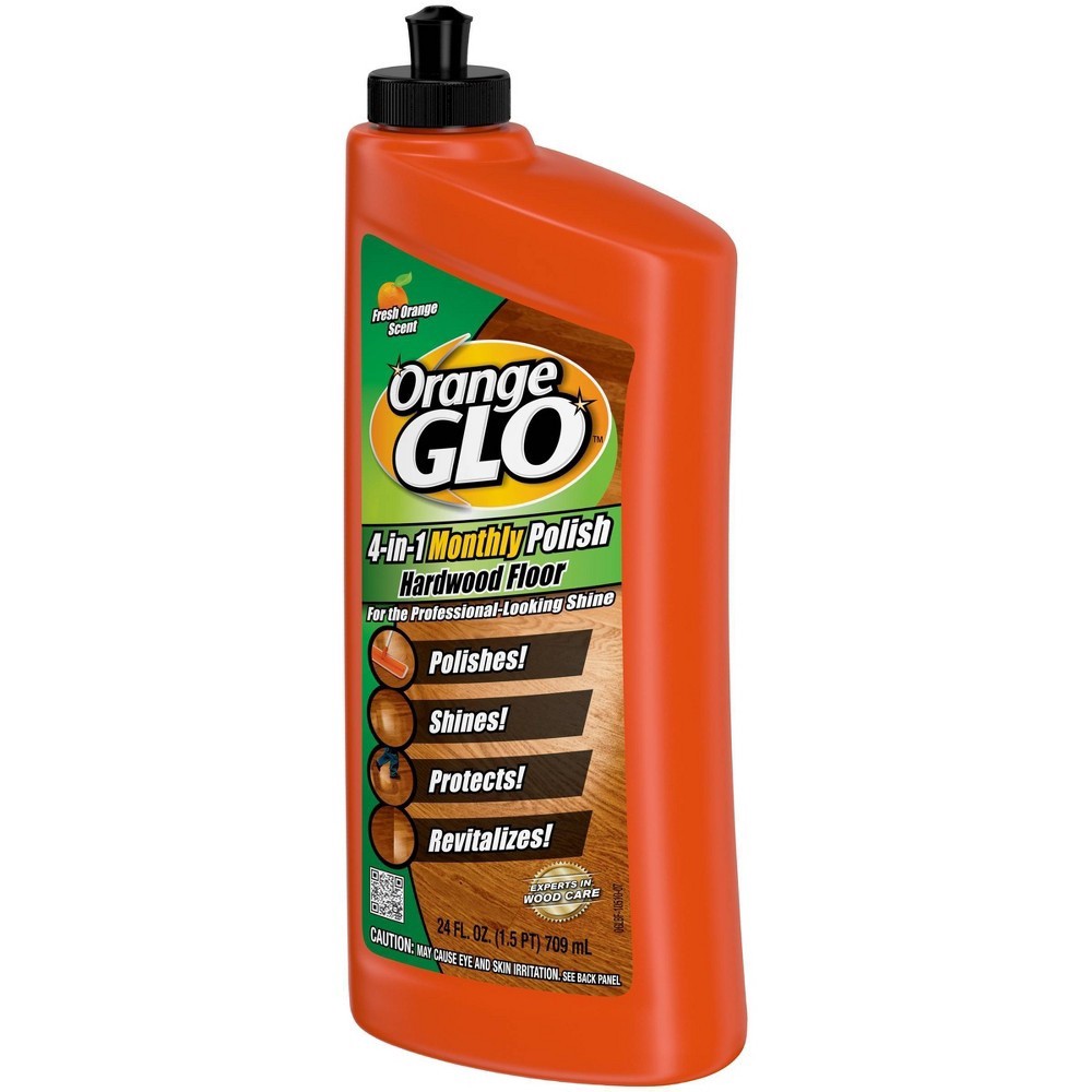 slide 2 of 3, Orange Glo 4-in-1 Monthly Hardwood Floor Polish Orange Scent, 24 fl oz