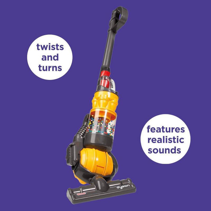 slide 2 of 7, Dyson Casdon Toy Ball Vacuum with Working Suction, Zooming Colorful Beads and Removable 'Dirt' Compartment!, 1 ct