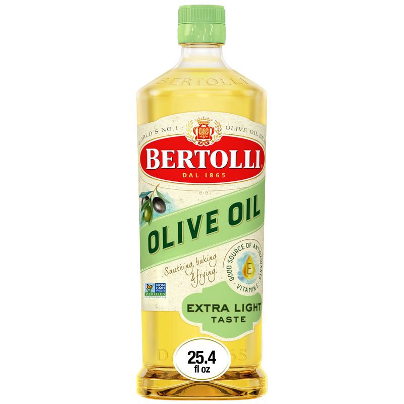 slide 1 of 5, Bertolli Olive Oil Extra Light Taste – 25.4 fl oz, 25.4 fl oz