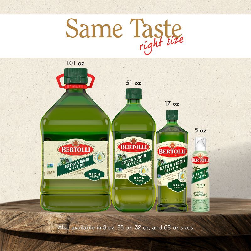 slide 6 of 9, Bertolli Extra Virgin Olive Oil Rich Taste - 25.36 fl oz, 25.36 fl oz