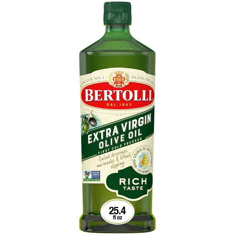 slide 1 of 9, Bertolli Extra Virgin Olive Oil Rich Taste - 25.36 fl oz, 25.36 fl oz