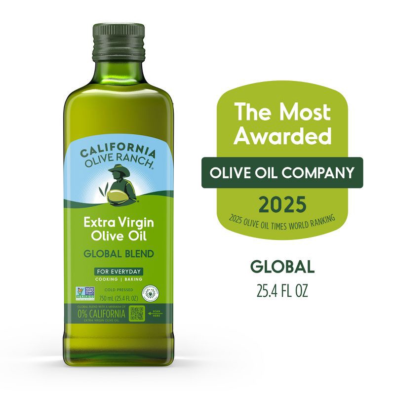slide 2 of 8, California Olive Ranch Global Blend Extra Virgin Olive Oil - 25.4 fl oz, 25.4 fl oz