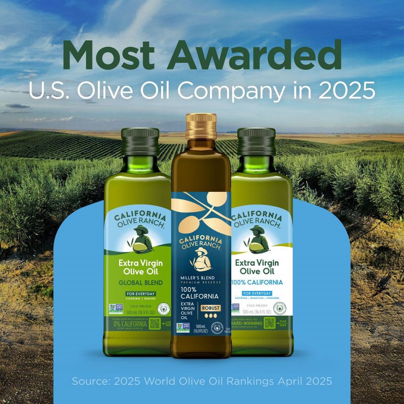 slide 6 of 8, California Olive Ranch Global Blend Extra Virgin Olive Oil - 25.4 fl oz, 25.4 fl oz