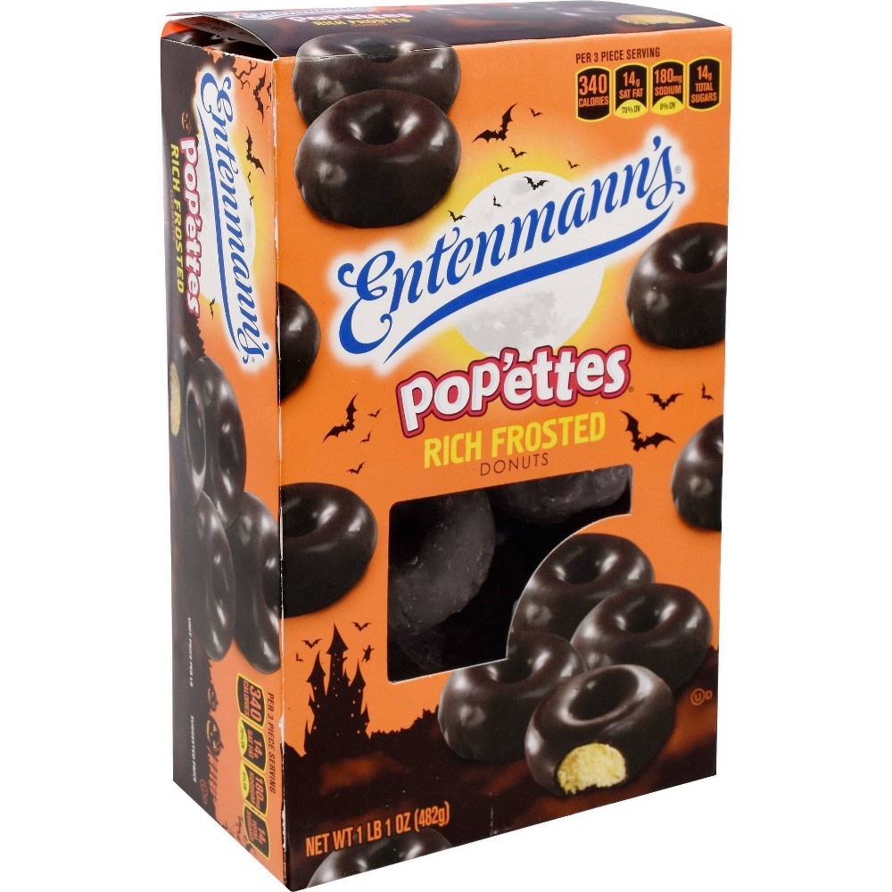 slide 2 of 4, Entenmann's Chocolate Frosted Pop'ems, 14 oz