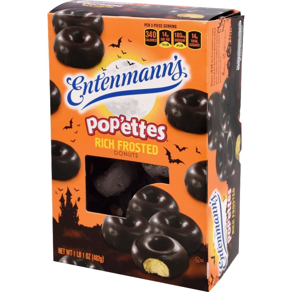 slide 3 of 4, Entenmann's Chocolate Frosted Pop'ems, 14 oz