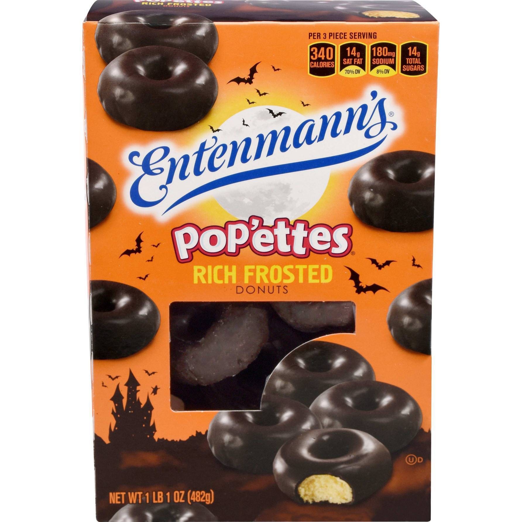 slide 1 of 4, Entenmann's Chocolate Frosted Pop'ems, 14 oz