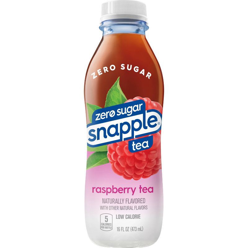 slide 3 of 9, Snapple Zero Sugar Raspberry Tea - 6pk/16 fl oz Bottles, 6 ct; 16 fl oz