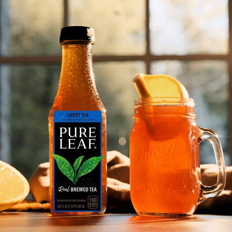 slide 4 of 7, PURE LEAF RTD Pure Leaf Sweet Iced Tea - 18.5 fl oz Bottle, 18.5 fl oz