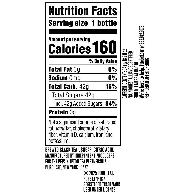 slide 7 of 7, PURE LEAF RTD Pure Leaf Sweet Iced Tea - 18.5 fl oz Bottle, 18.5 fl oz