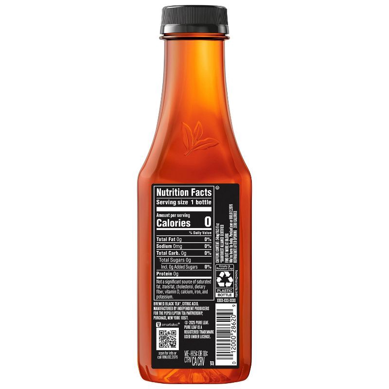 slide 2 of 8, PURE LEAF RTD Pure Leaf Unsweetened Iced Tea - 18.5 fl oz Bottle, 18.5 fl oz