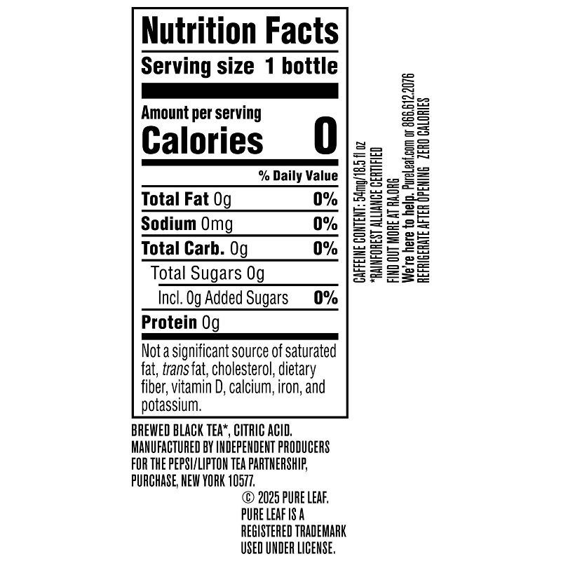 slide 8 of 8, PURE LEAF RTD Pure Leaf Unsweetened Iced Tea - 18.5 fl oz Bottle, 18.5 fl oz