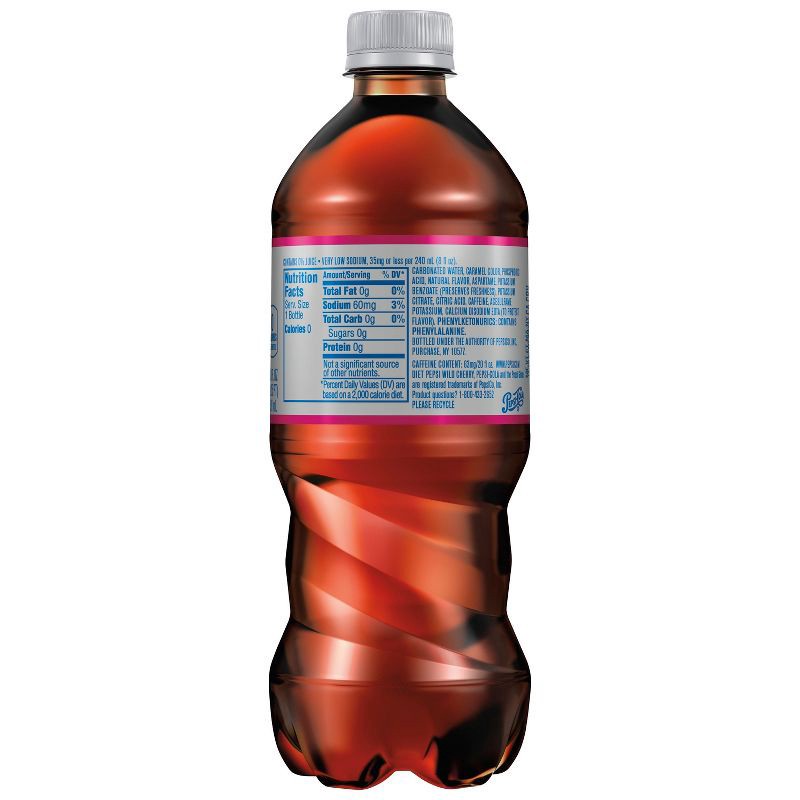 slide 3 of 7, Diet Pepsi Wild Cherry - 20 fl oz Bottle, 20 fl oz