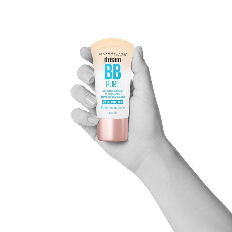 slide 6 of 6, Maybelline Dream Pure BB Cream - 110 Light/Medium - 1 fl oz, 1 fl oz