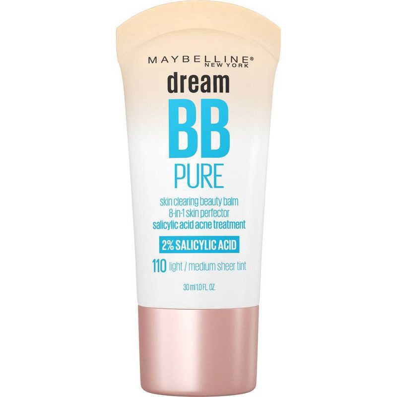 slide 1 of 6, Maybelline Dream Pure BB Cream - 110 Light/Medium - 1 fl oz, 1 fl oz