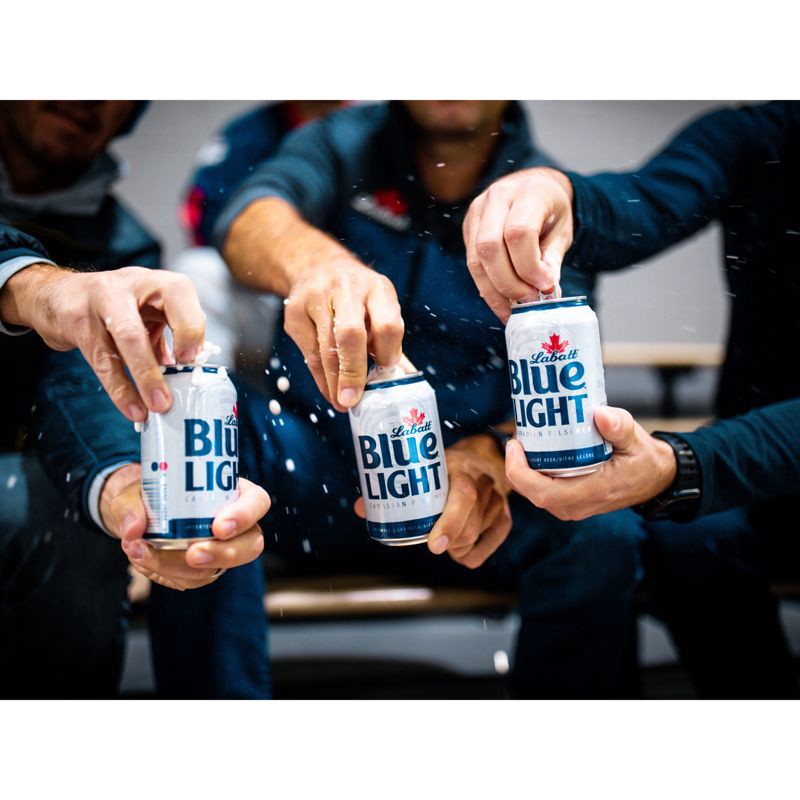 slide 4 of 8, Labatt Blue Light Canadian Pilsener Beer - 12pk/12 fl oz Bottles, 12 ct; 12 fl oz