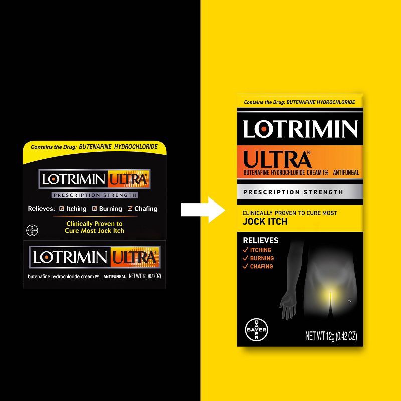 slide 2 of 10, Lotrimin Ultra Antifungal Cream Jock Itch Treatment - 0.42oz, 0.42 oz