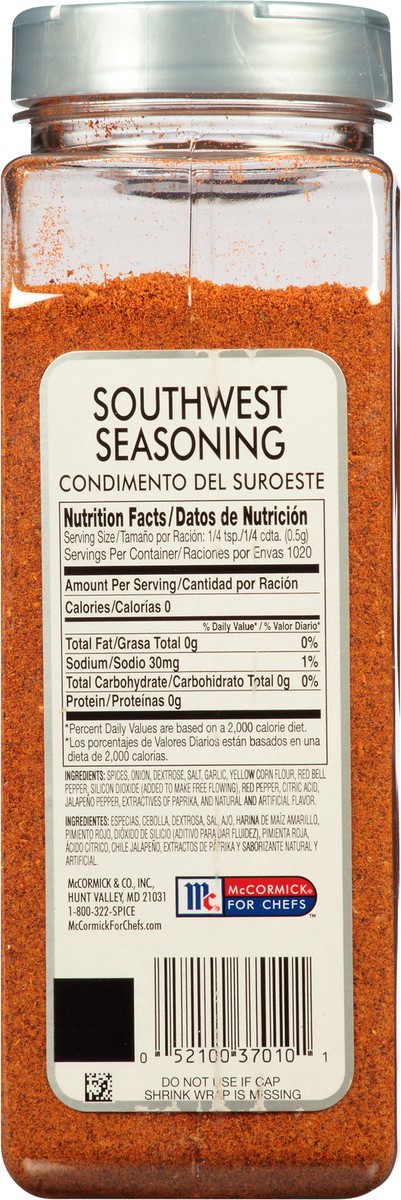 slide 6 of 14, McCormick Culinary Southwest Seasoning, 18 oz, 18 oz