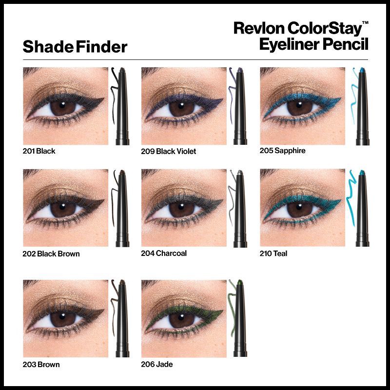 slide 8 of 9, Revlon ColorStay Waterproof Eyeliner - Jade - 0.01oz, 0.01 oz