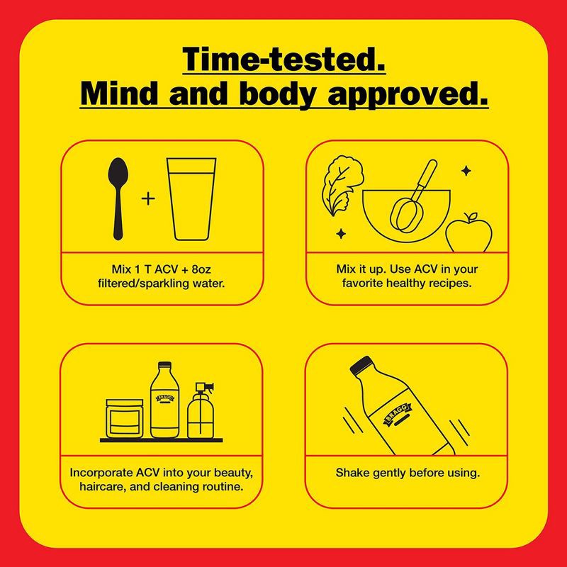slide 4 of 7, Bragg Organic Apple Cider Vinegar - 16 fl oz, 16 fl oz