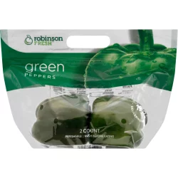 Green Bell Pepper - 2ct Bag